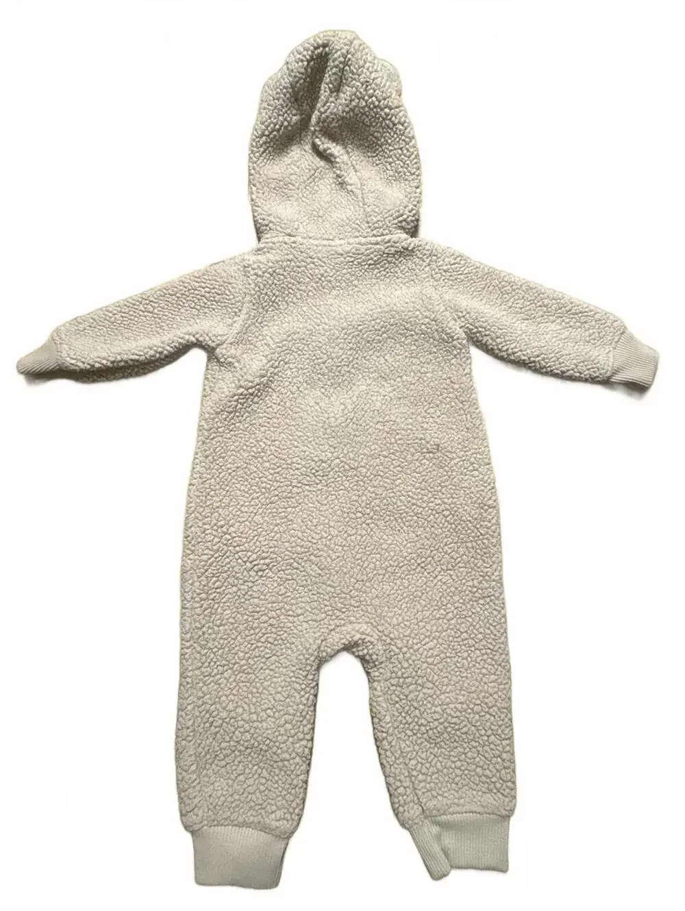 Carter's 6 months Beige Sherpa Fleece Baby with Hood Ears snow outfit boys girls